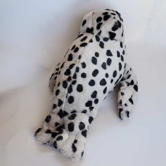 Harbor Seal Aurora World Destination Nation Black White Stuffed Animal Toy - Picture 6 of 12